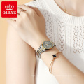 Olevs 6630 Top Brand Luxury Bracelet Lady Gold Watch Week Date Luminous Waterproof Watch Ladies mechanical watches